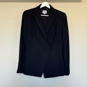 Armani Pinstripe Pant Suit
